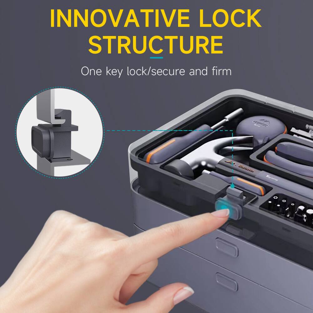 INNOVATIVE LOCK STRUCTURE

One key lock/secure and firm