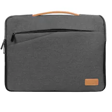 Front. Kitcheniva - Shock Absorbing Sleeve Case Bag For 16" Laptop - Dark Gray.