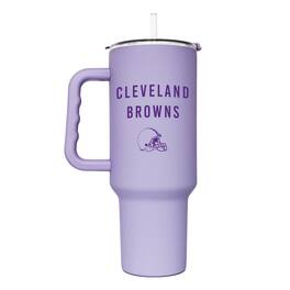 Logo Brands - Cleveland Browns 40oz. Lavender Soft Touch Tumbler - Multicolor