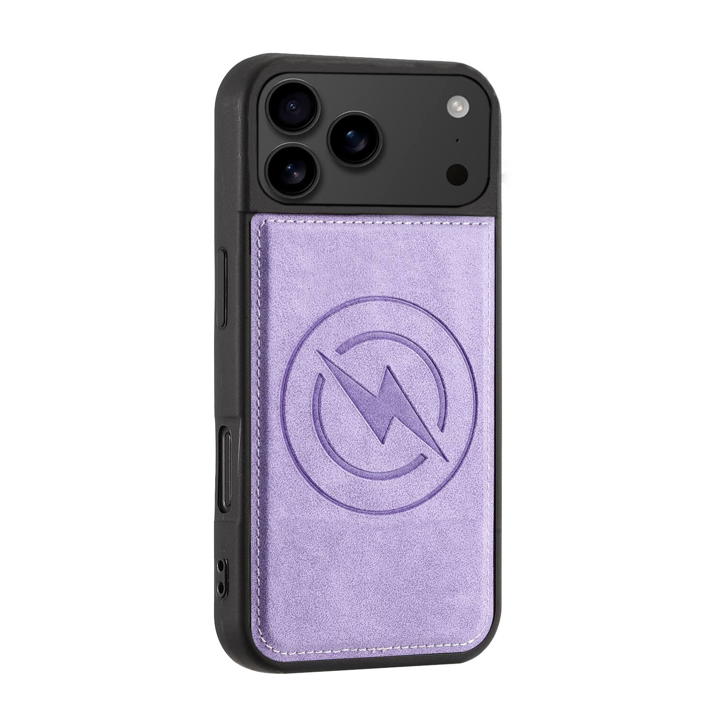 Alt View 3. Dteck - For Apple iPhone 17 Pro Wallet Case,2-in-1 Magnetic Detachable PU Leather Wallet Flip Stand Card Holder TPU Inner Cover - Purple.