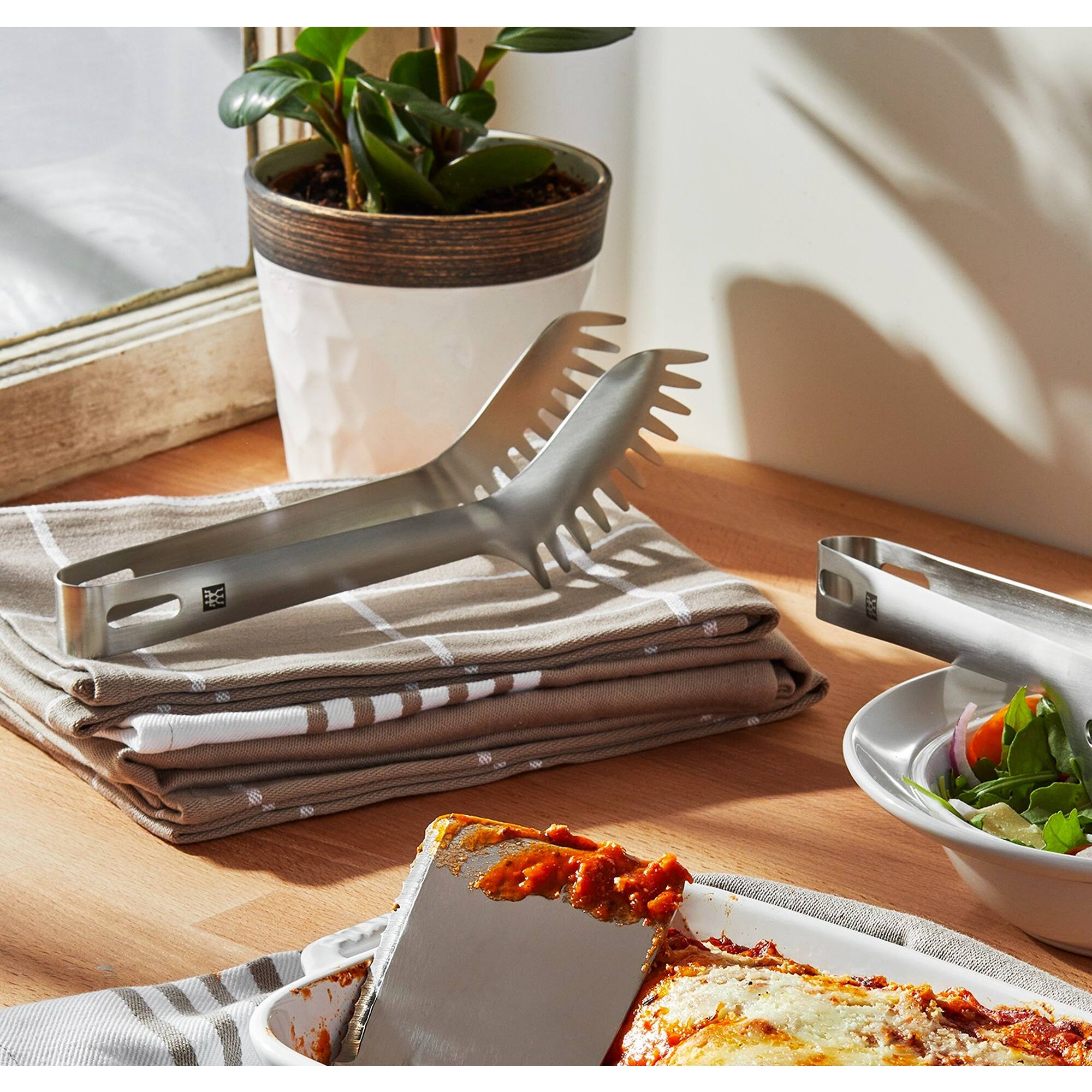 Alt View 5. ZWILLING - ZWILLING Pro Spaghetti Tongs - Stainless Steel.
