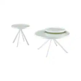 Coaster Co. of America - Briggs 2-piece Round Coffee and End Table Set - White