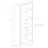 Alt View Zoom 11. CorLiving - Quadra Collection 5 Shelf Floor-Standing Bookcase - White.