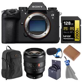 Bundle - Sony - Alpha a9 III Camera with FE 50mm f/1.4 GM Lens, with Essentials Kit