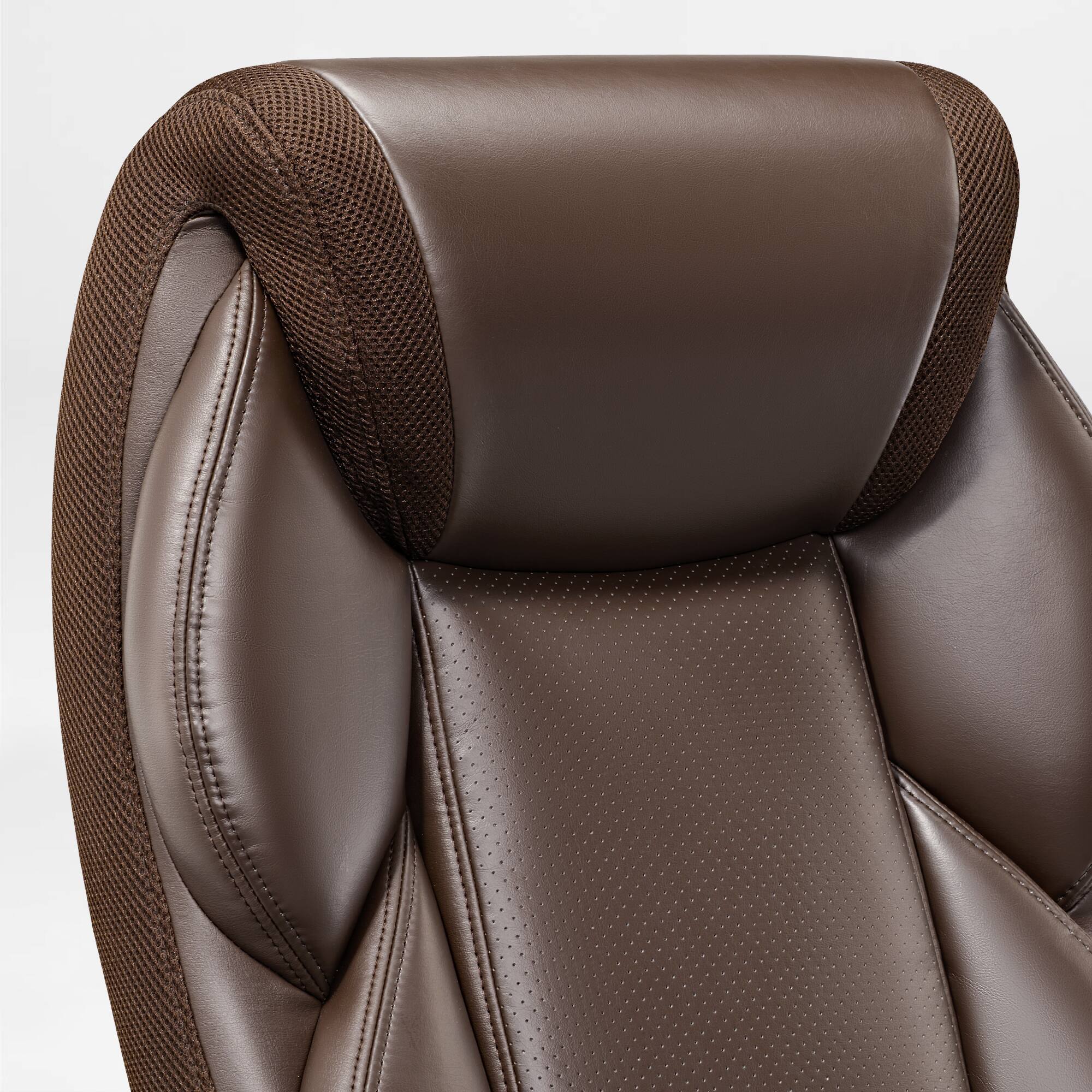 Alt View 2. Eureka Ergonomic - Ergonomic Office Chair Executive Chair PU Leather High Back - Brown.
