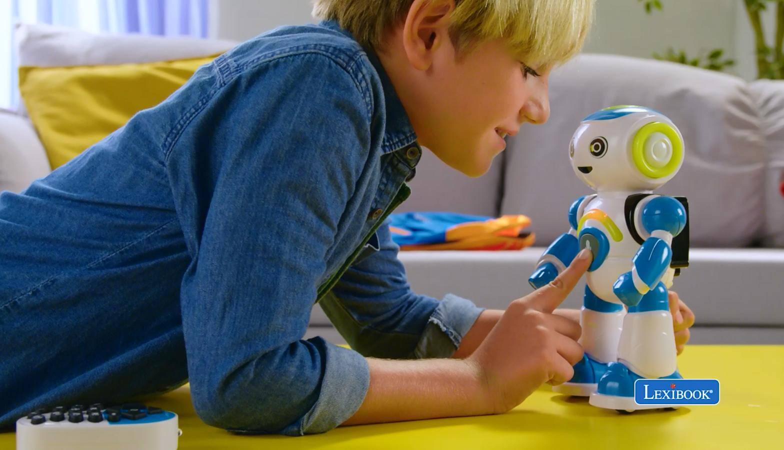 Alt View 3. Lexibook - POWERMAN JR. STEM Robot with Quiz. Music and Games (English).