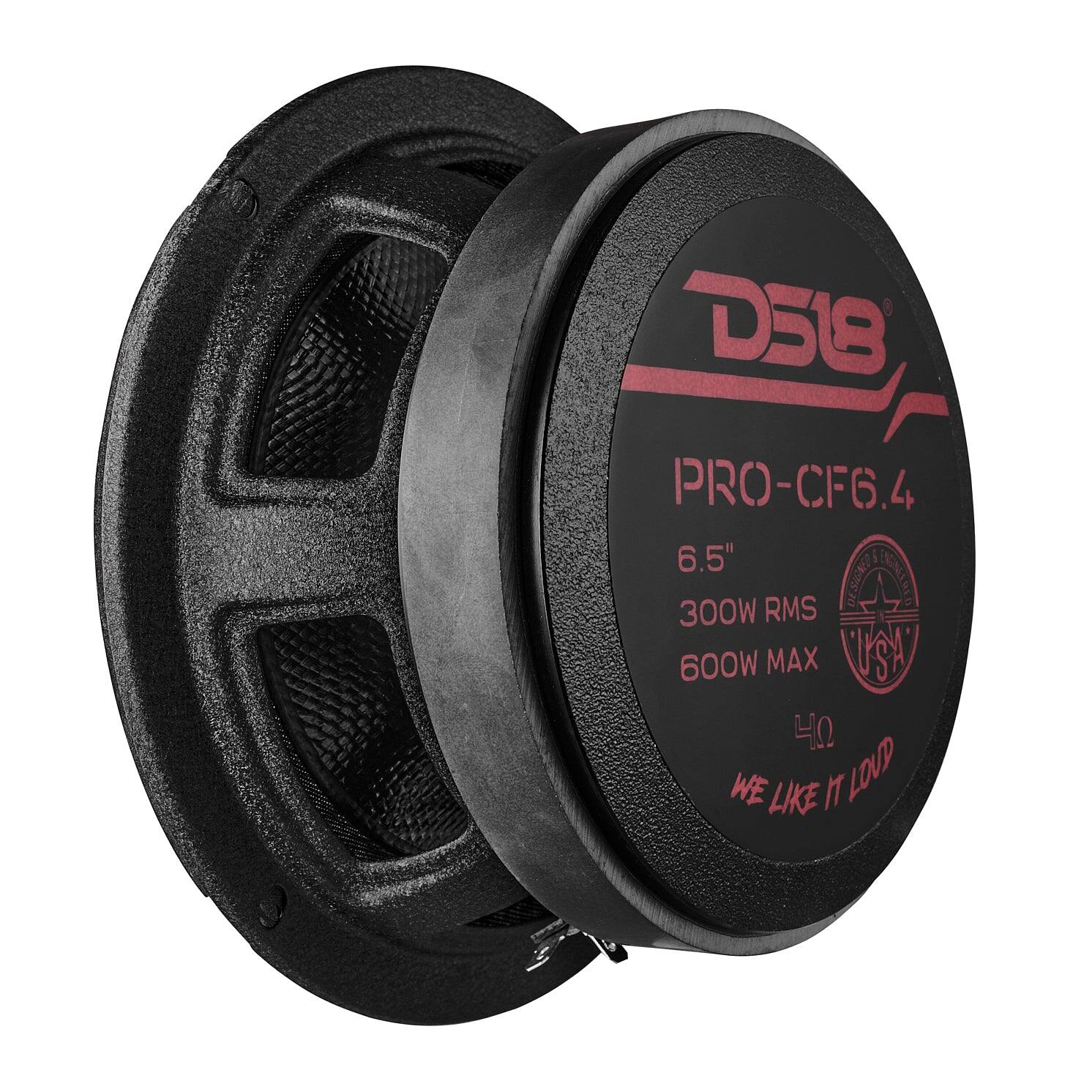 D518 PRO-CF6.4 6.5" 300W RMS DESIGNED 600W MAX USE HO WE LIKE IT LOUD