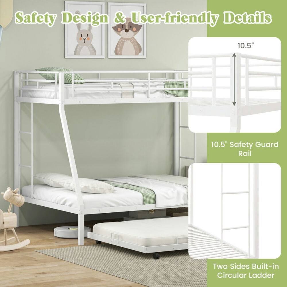 Safety Design & User-friendly Details

10.5" Safety Guard Rail

Two Sides Built-in Circular Ladder