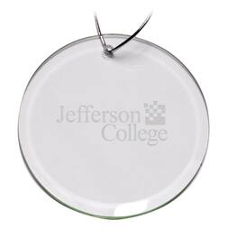 Jardine - Jefferson Vikings 3'' Round Glass Ornament - Multicolor