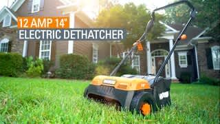 Walk Behind Electric Dethatcher Overview Video video 0 minutes 31 seconds