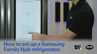 Tech Tips: How to set up a Samsung Family Hub refrigerator. (Dotcom Version) video 4 minutes 38 seconds