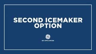 Second Icemaker Option Product Demo video 0 minutes 25 seconds