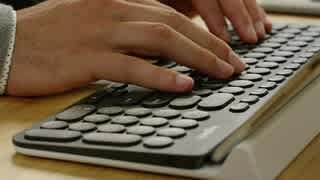 Logitech K780 Wireless Scissor Keyboard Video video 1 minutes 09 seconds