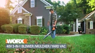 WORX Cordless Leaf Blower/Vac/Mulcher Overview Video video 0 minutes 54 seconds