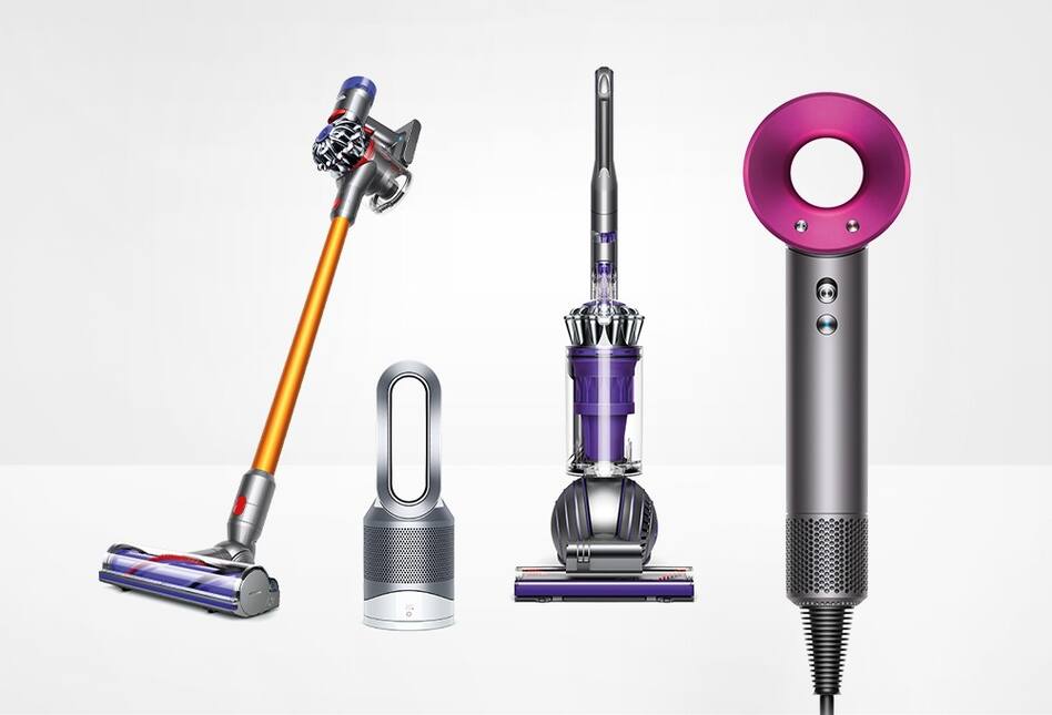 Vacuums, hair dryer, heater fan