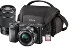 Sony Alpha A6000 24.3MP Mirrorless Camera with 16-50mm Power Zoom Lens & Extra 55-210mm Lens