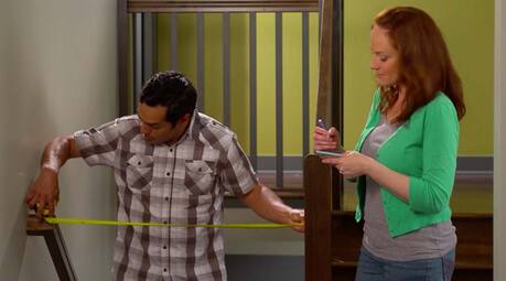 Measuring stairway