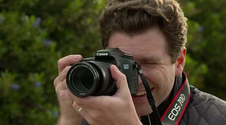 Man taking photograph