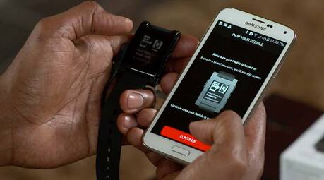 Setting up Pebble watch