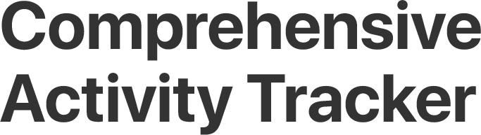 Comprehensive activity tracker