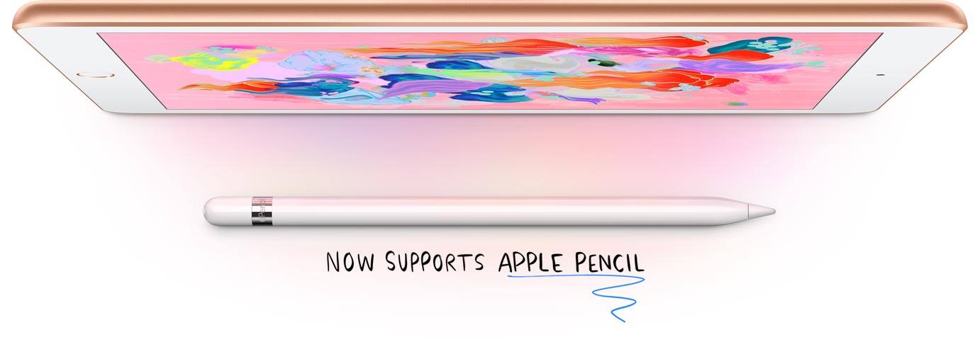 Apple Pencil, now supports Apple Pencil