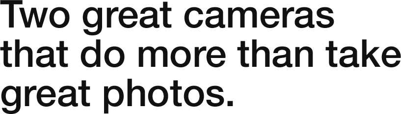 iPad, 8 megapixel camera with 1080 p HD video, FaceTime and selfies, scan documents, augmented reality, two great cameras that do more than take great photos