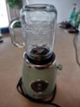 Americana EPB399C by Elite Glass Mason Jar Blender with 17oz Jar + 20oz.  Sports Bottle, Blend Personal Smoothie, Crush Ice, Shakes, Keto Protein,  300
