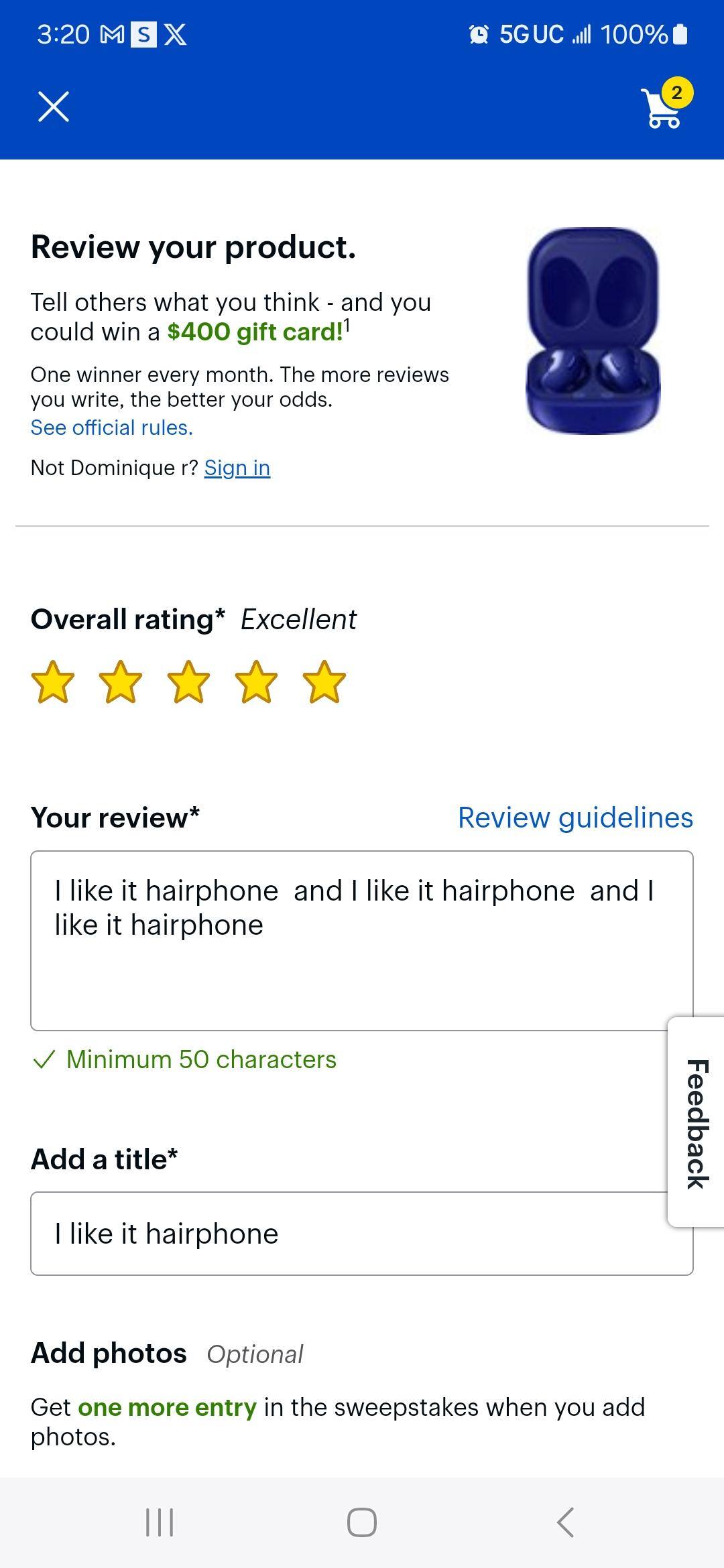 Customer provided, click to load a larger version