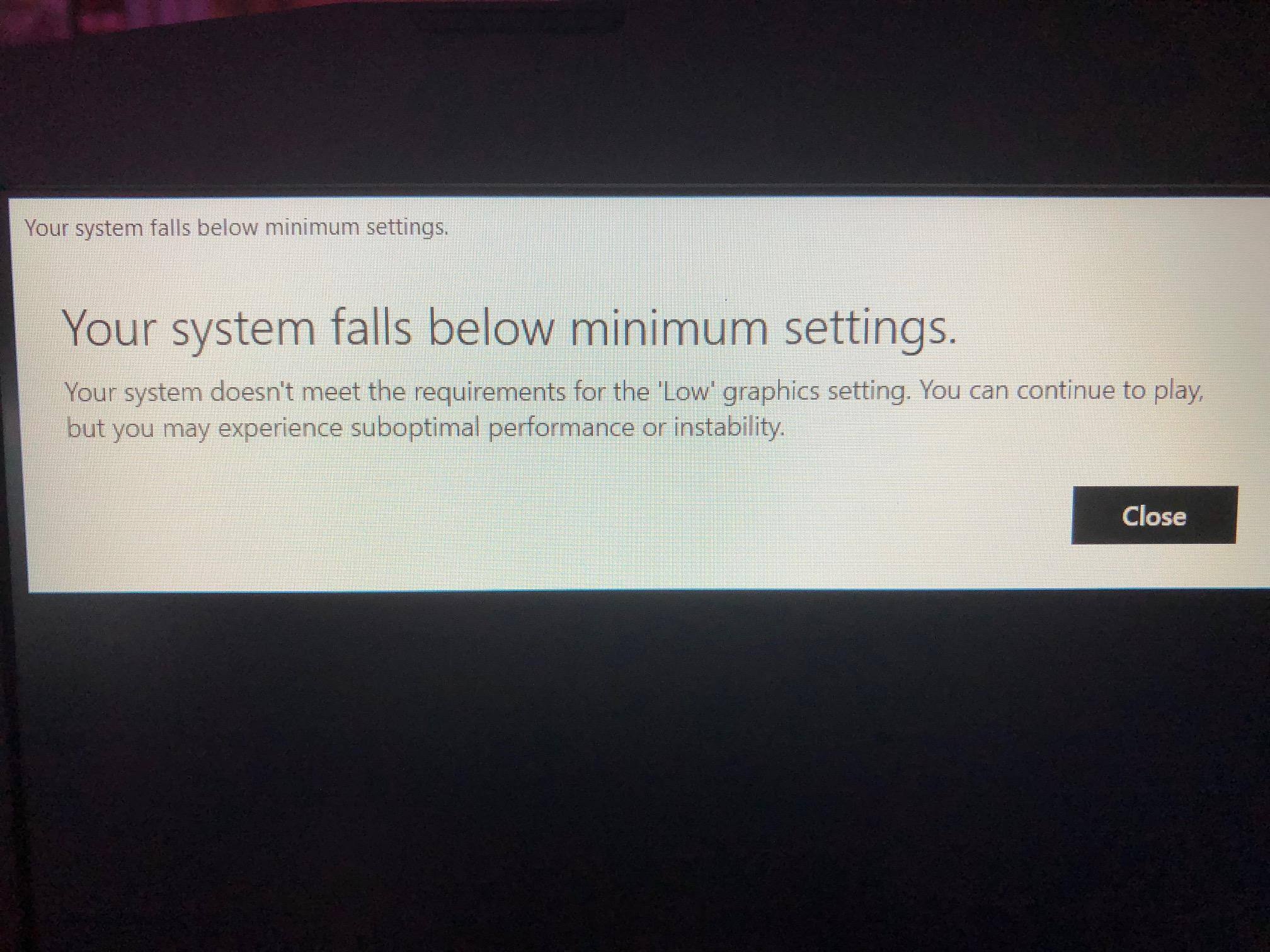 Forza Error, click to load a larger version