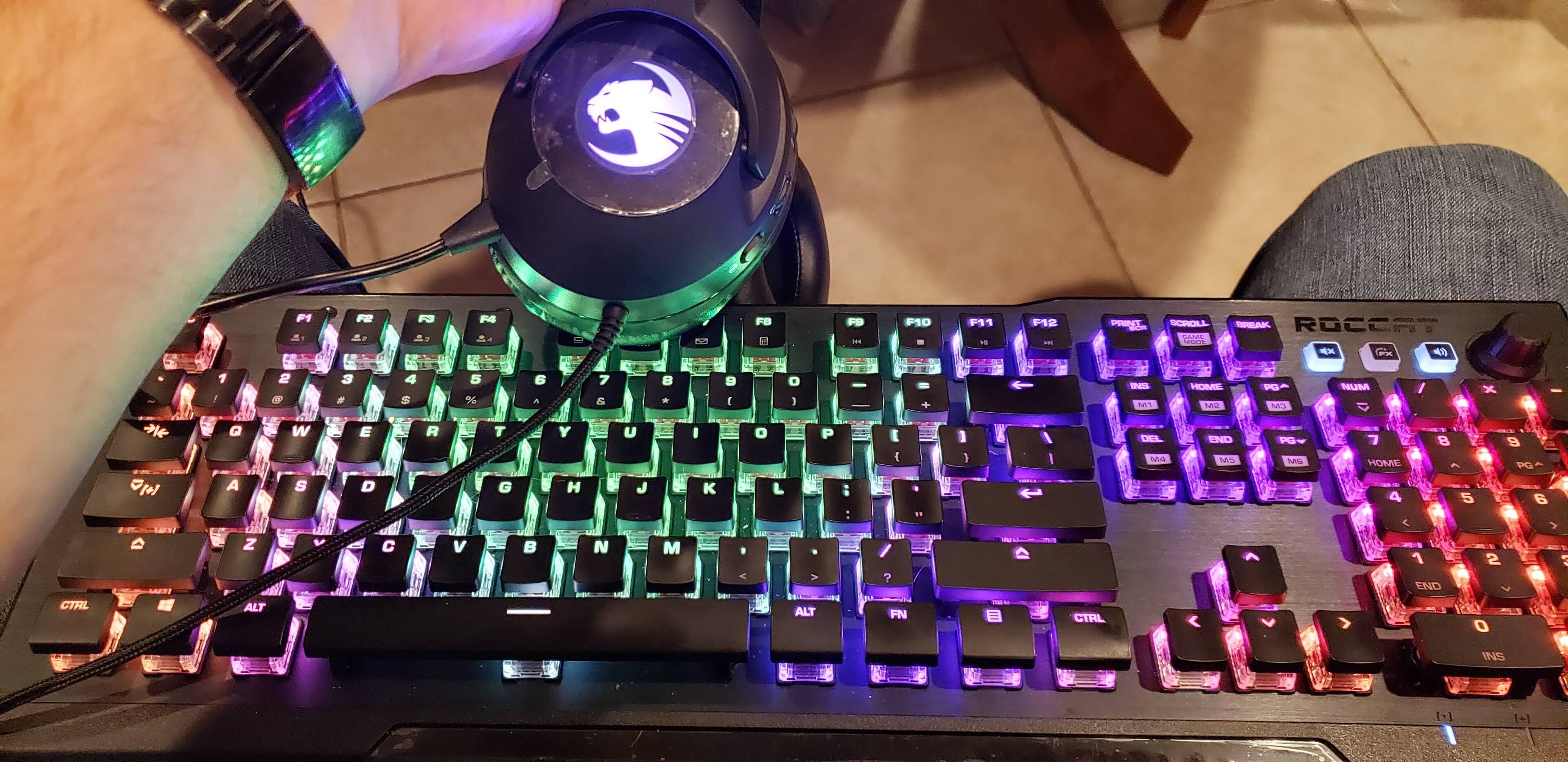 Key presses in AIMO, click to load a larger version