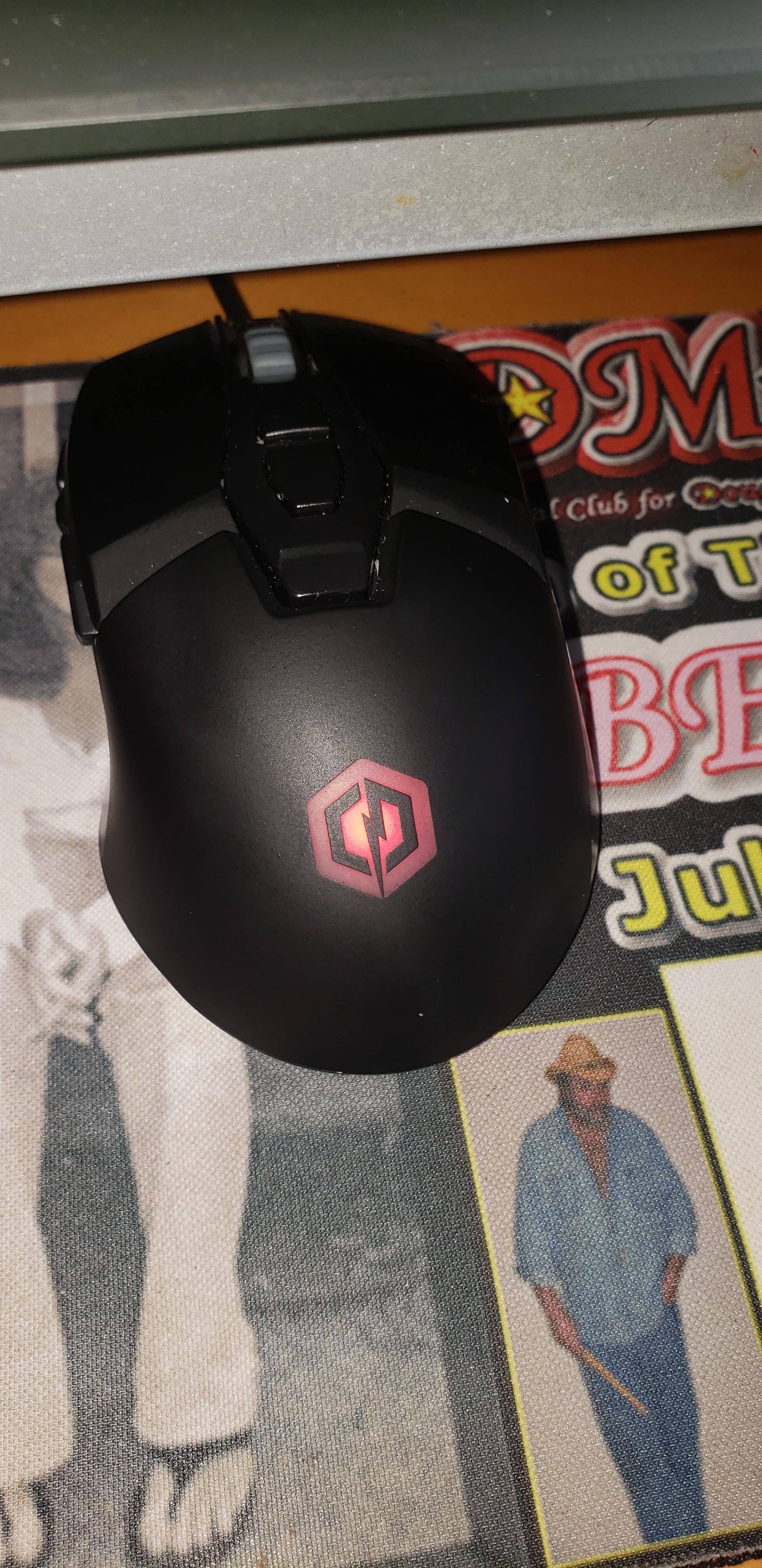 Lights on the mouse, click to load a larger version