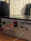 Back of center console, from left to right is power, speaker input, USB, and antenna input, click to load a larger version