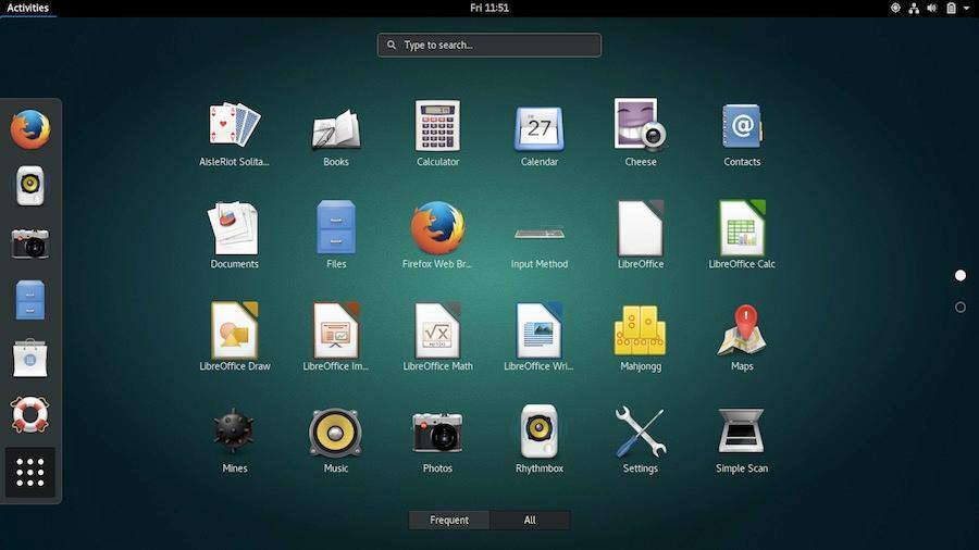 GNOME Desktop, click to load a larger version
