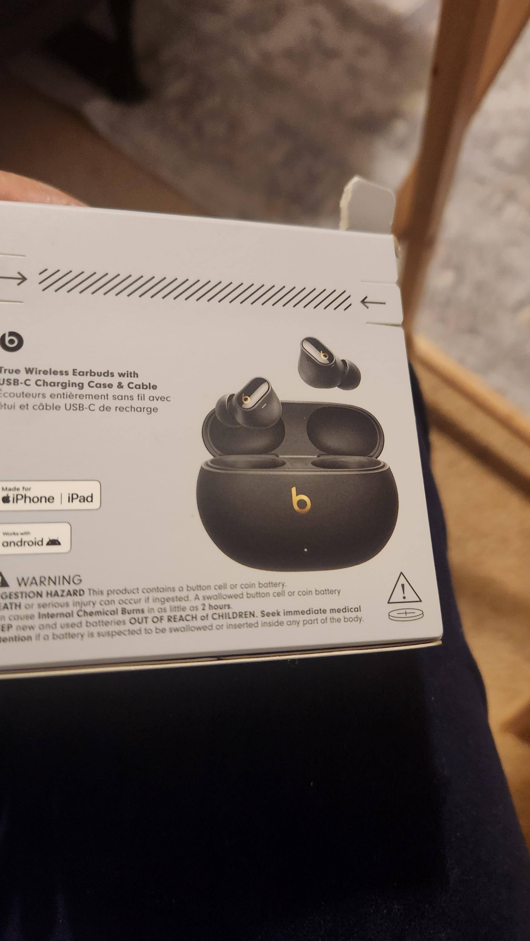Beats Studio Buds + True Wireless Noise Cancelling Earbuds Black