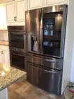 LG - InstaView™ Door-in-Door® 23.5 Cu. Ft. French Door Counter-Depth Refrigerator - Black Stainless Steel, click to load a larger version