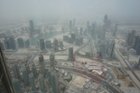Dubai from 145th Floor of Burj Khalifa taken from a window, click to load a larger version