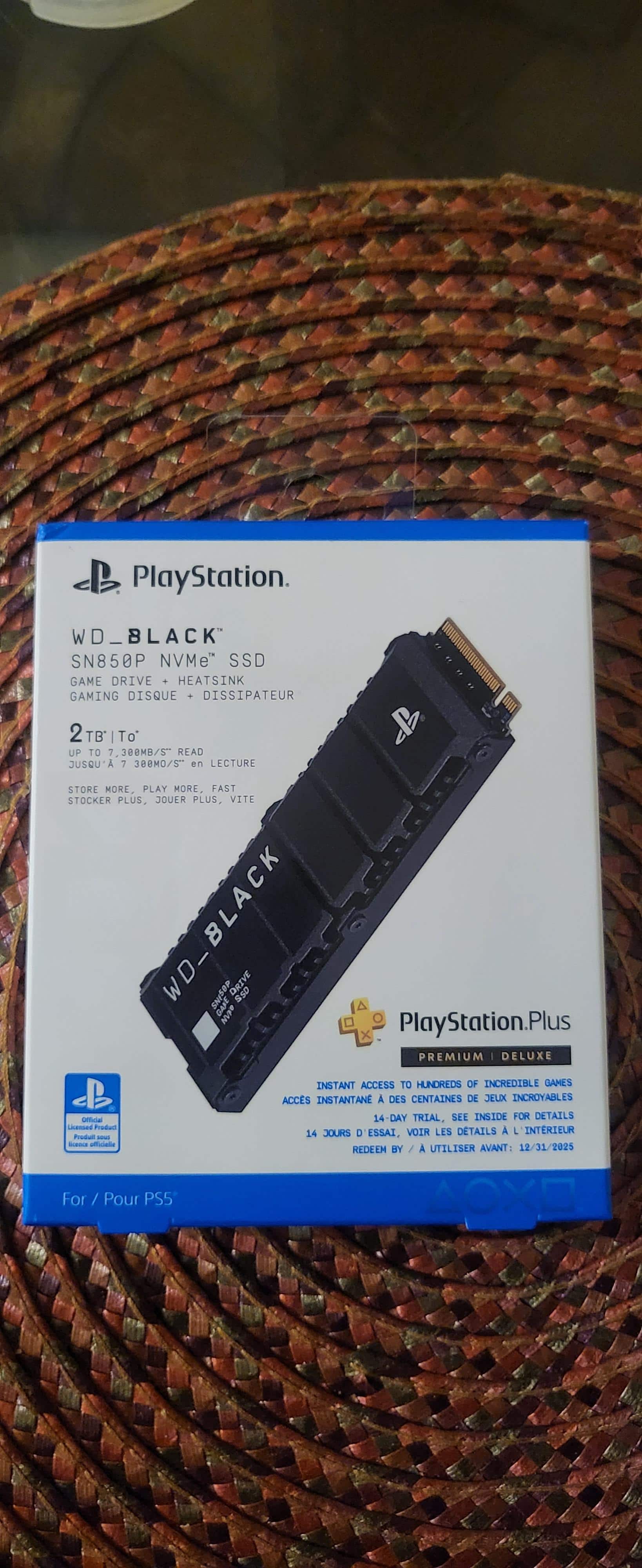 WD BLACK SN850P 2TB Internal SSD PCIe Gen 4 x4 with Heatsink for