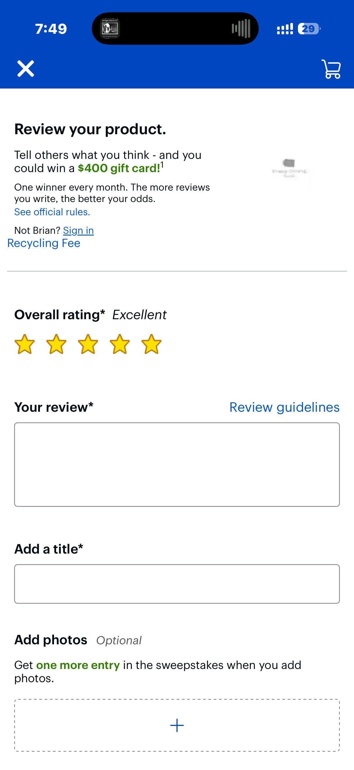 Customer provided image, click to load a larger version