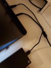 Comes with USB3 cable that's a good length for a laptop., click to load a larger version