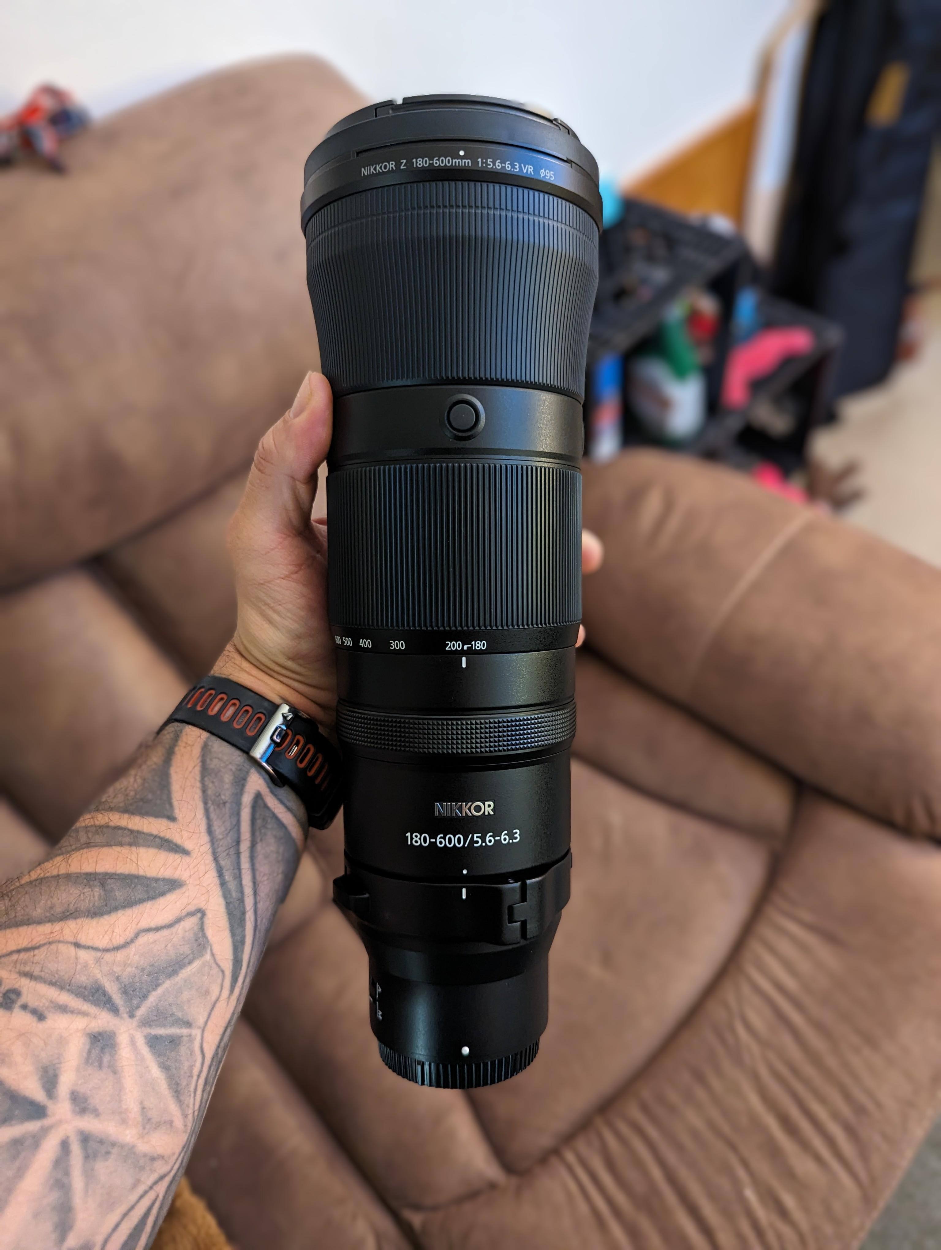 Nikon NIKKOR Z 180 600mm f/5.6 6.3 VR Telephoto Zoom Lens for Z