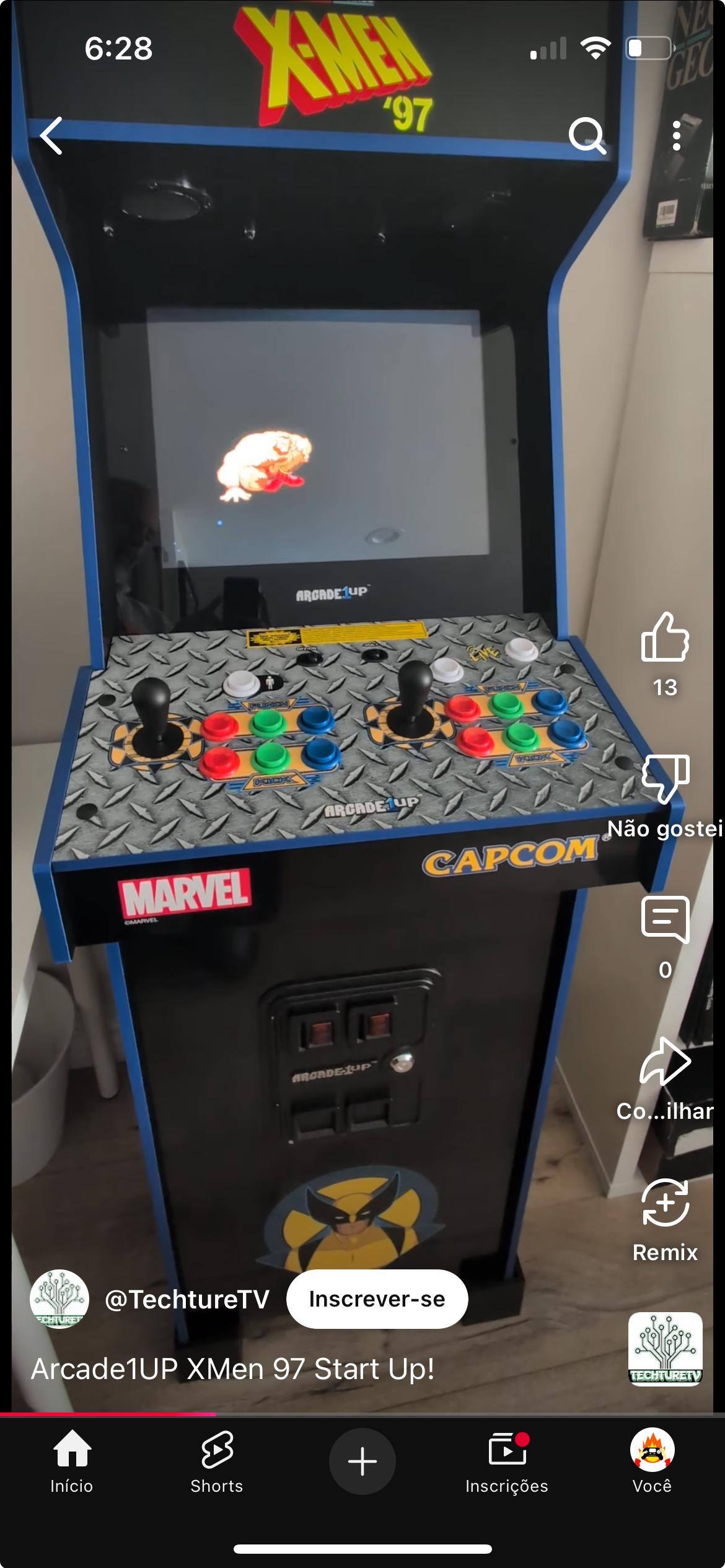 Marvel Vs. Capcom 2 X Men 97 Edition Deluxe Arcade Machine
