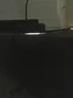 With a light inside, you can see that the dust bin lid does not sit flush with the robot, click to load a larger version
