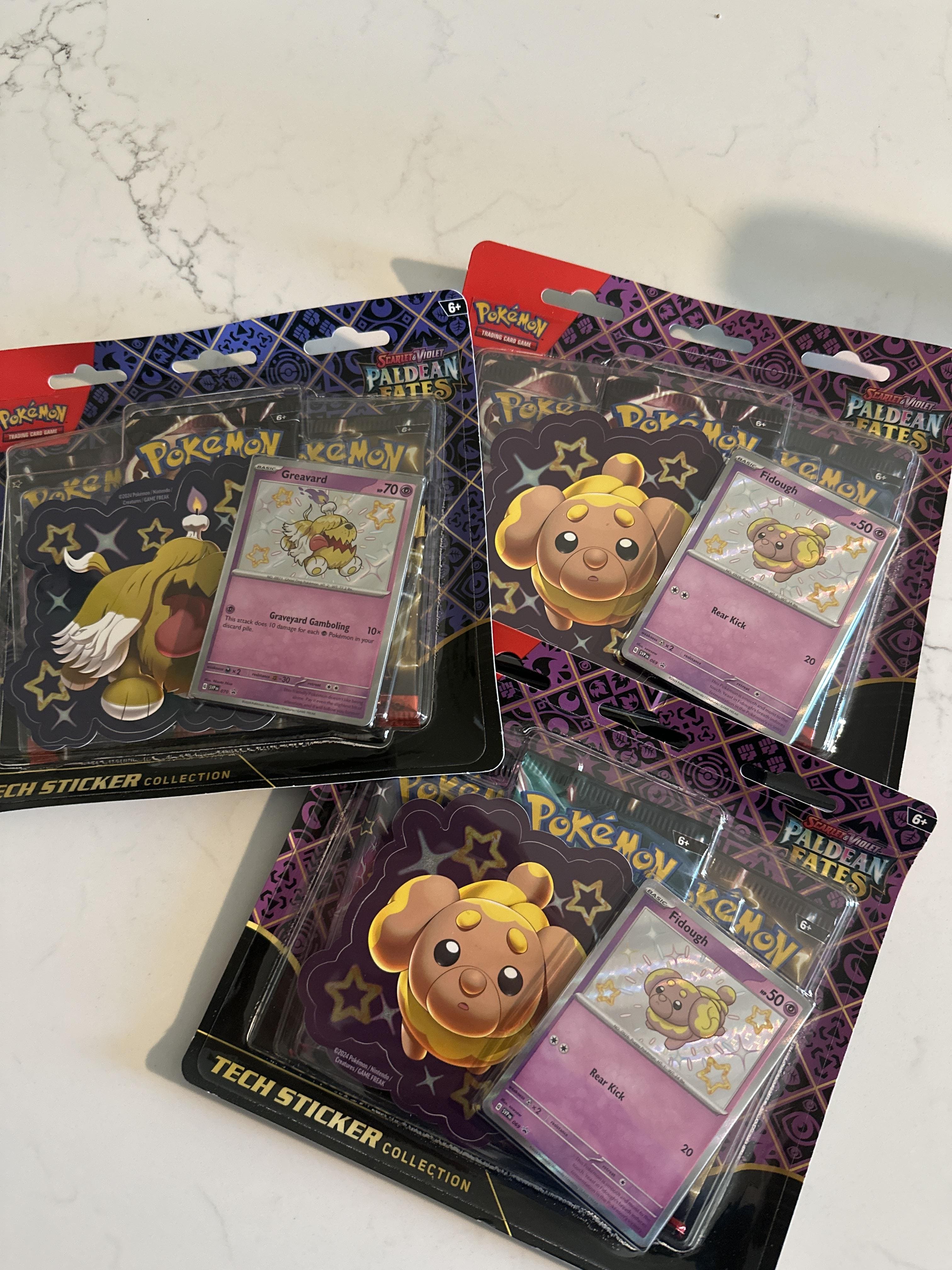 Pokmon Trading Card Game: Scarlet & VioletPaldean Fates Tech Sticker  Collection Styles May Vary 290-87613/290-85613 - Best Buy
