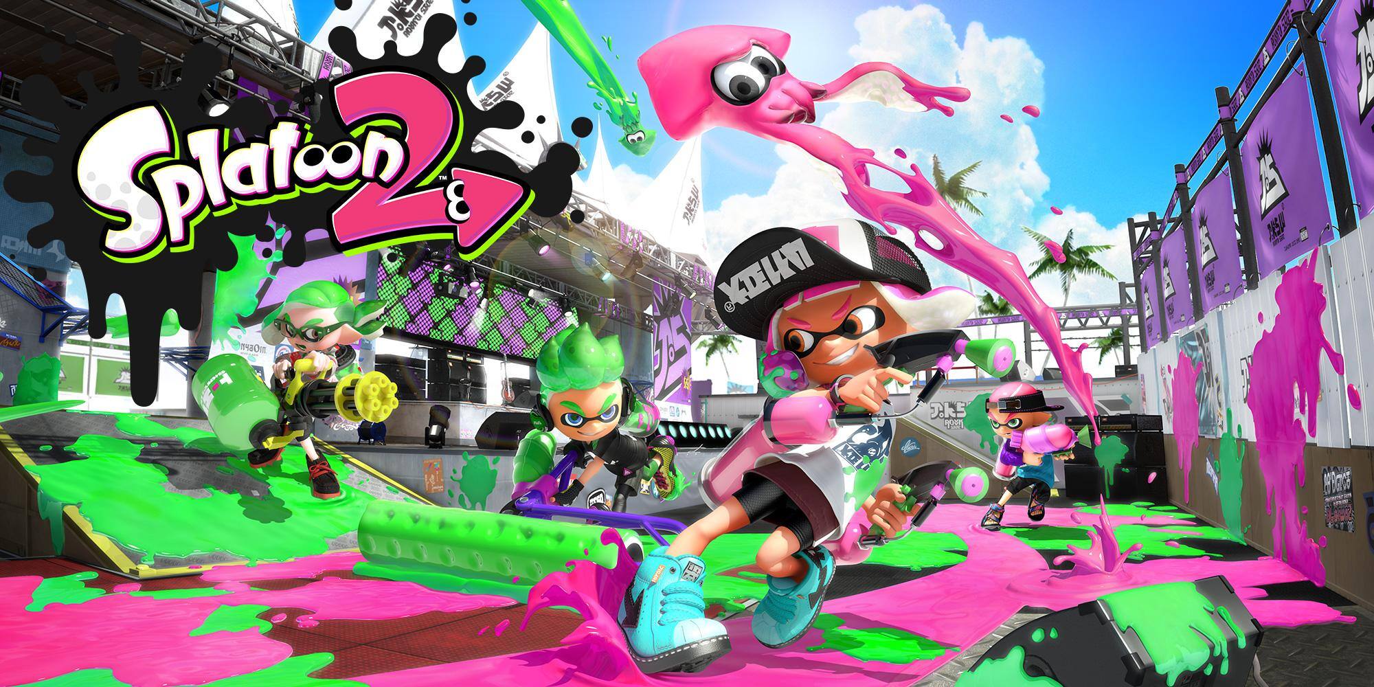 Nintendo Switch - Splatoon 2  ひでぼんバー様 Splatoon 2: Starter Edition cardboard Box - Nintendo Switch