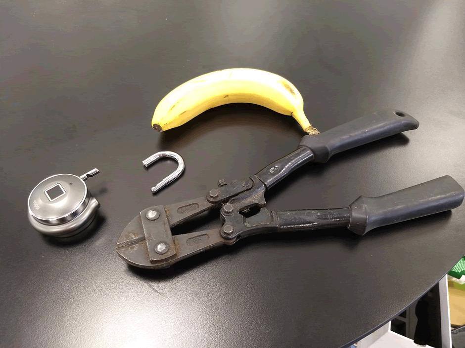 12'' bolt cutters + 10seconds, click to load a larger version