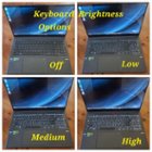 Back light keyboard options., click to load a larger version