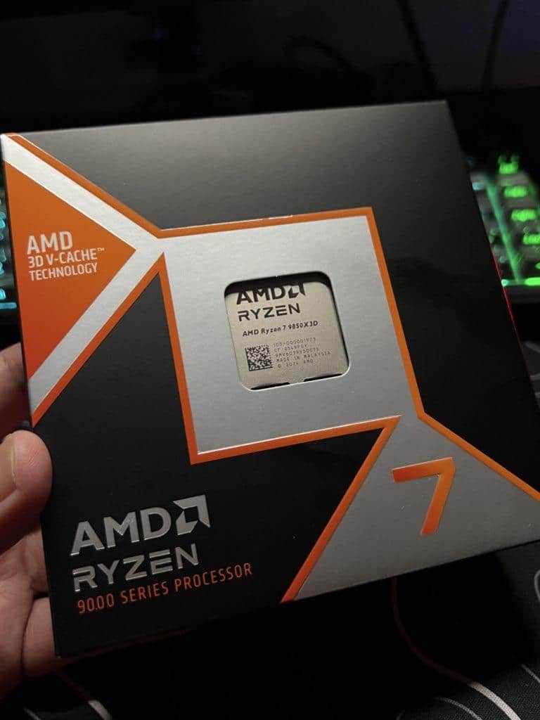 AMD Ryzen 7 9850X3D 8 Core 16 Thread 3.4GHz (5.6 GHz Max Boost