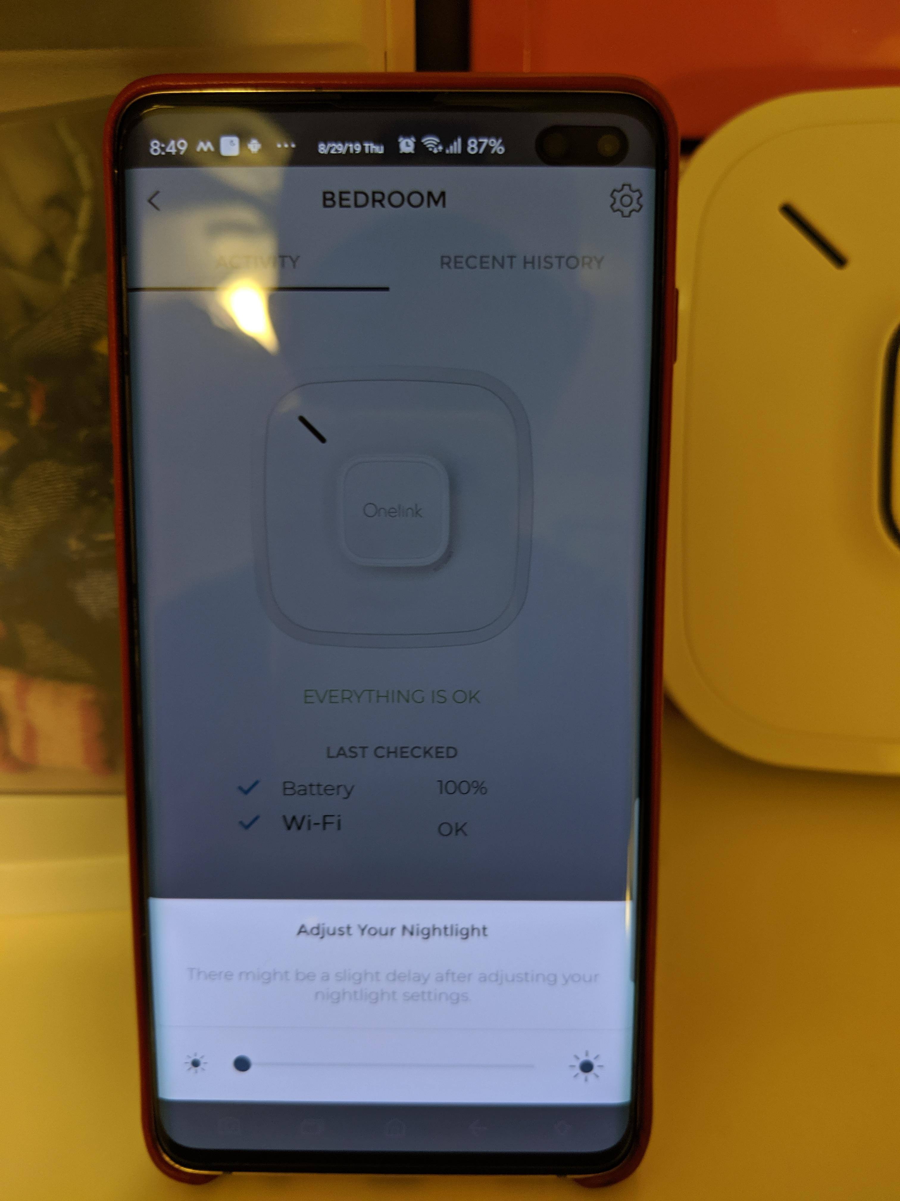 Having a nightlight option is fantastic., click to load a larger version