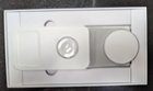 What the unit looks like upon opening the box. Underneath is the documentation and USB-C cable., click to load a larger version
