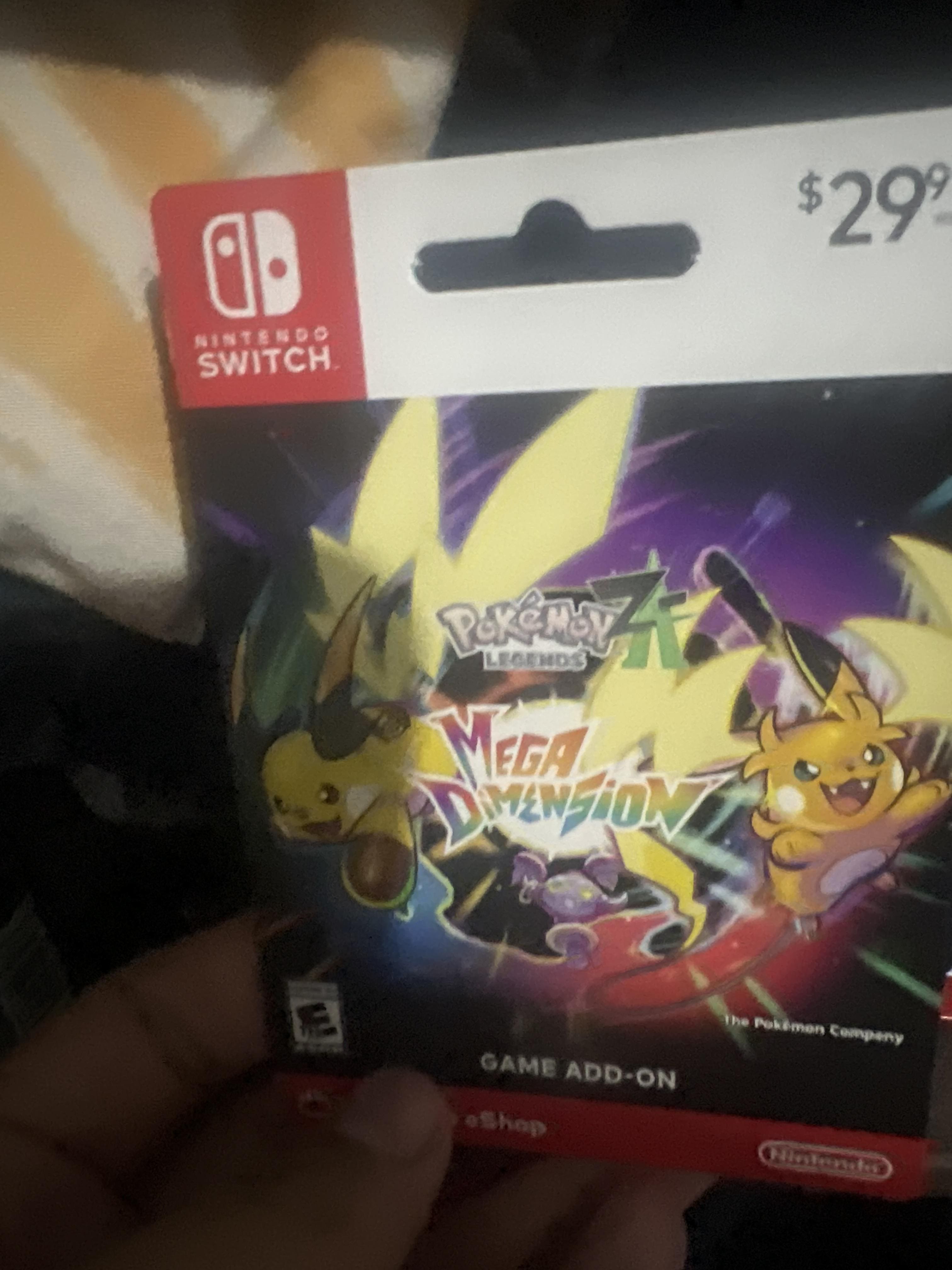 Pokémon Legends: Z A – Mega Dimension DLC Nintendo Switch – OLED
